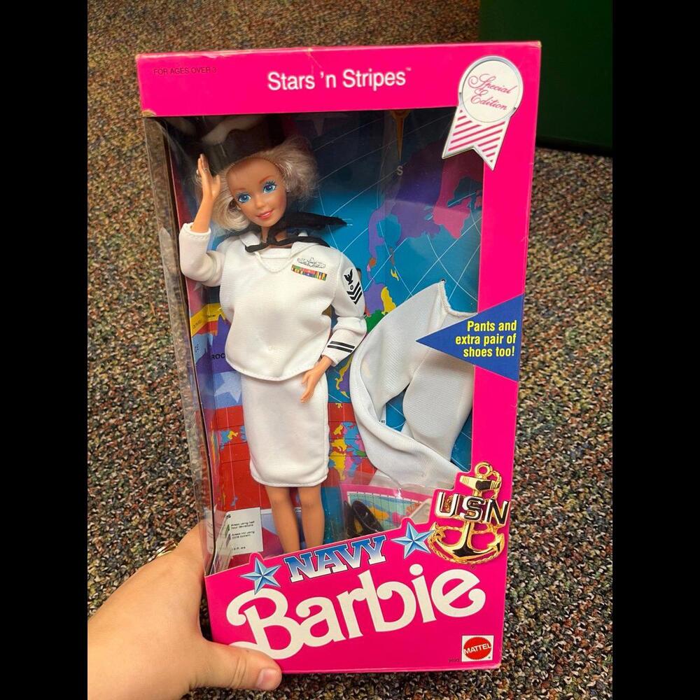 Navy Barbie Stars ‘n Stripes Second Edition, Special Edition, 1990 Mattel